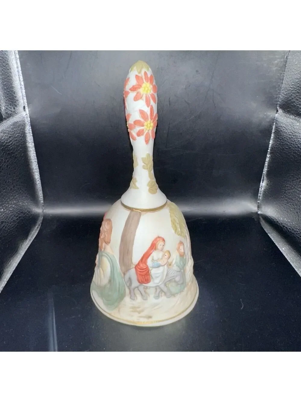 Vintage 1986 Lefton Bethlehem Collection Spirit Of Bethlehem Porcelain Bell